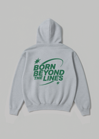 BEYOND THE LINE GRAY HOODIE
