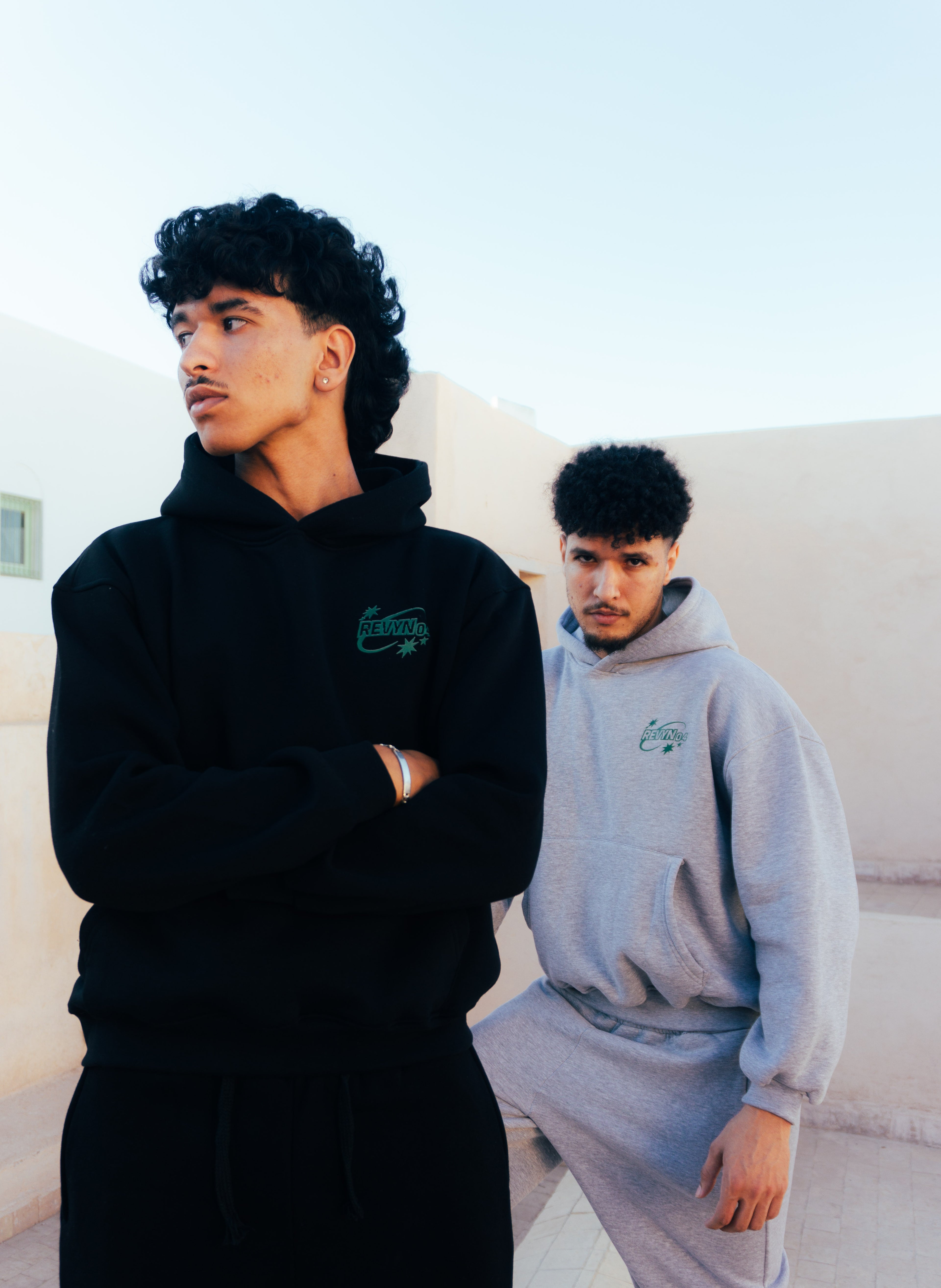 BEYOND THE LINES BLACK HOODIE