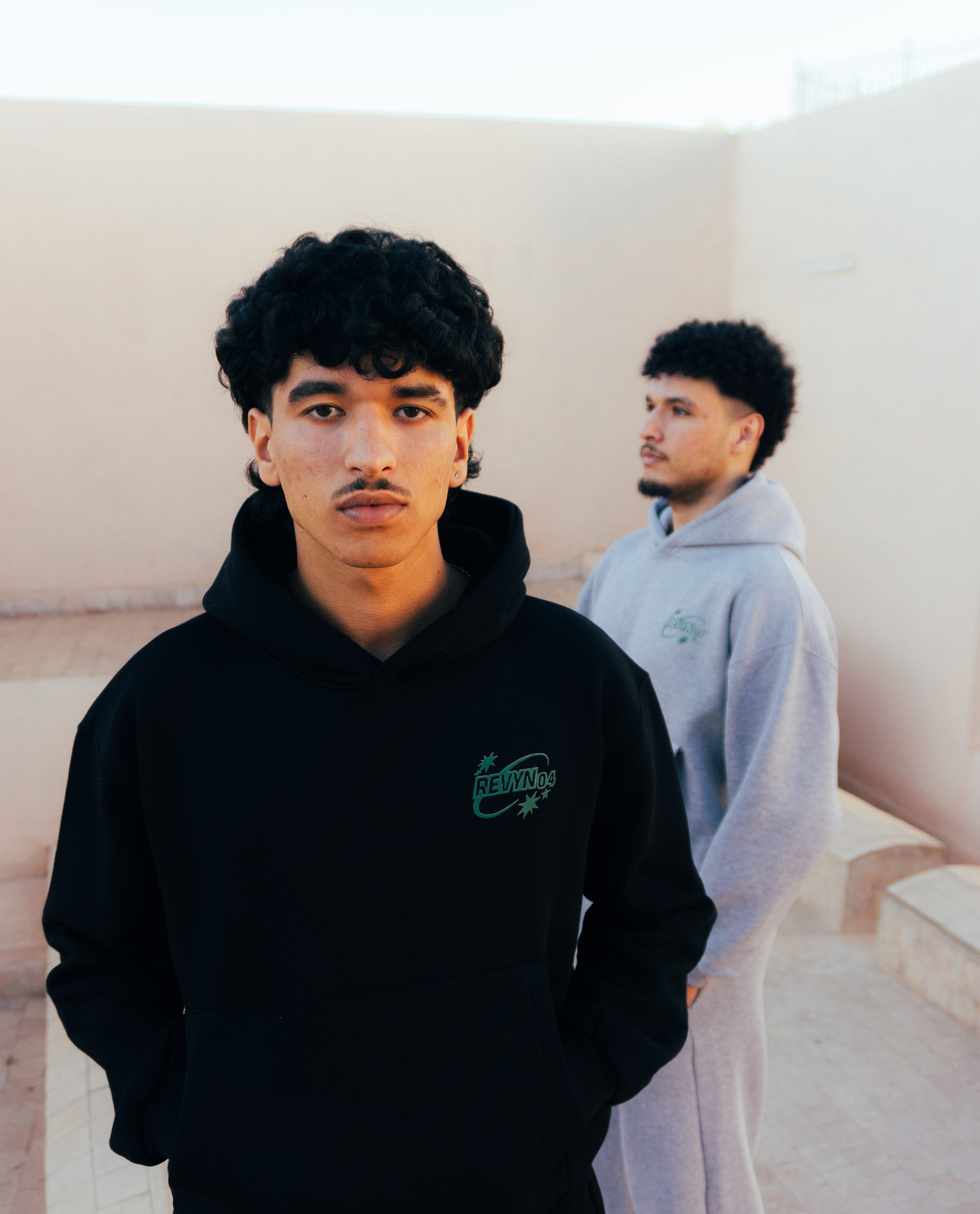 BEYOND THE LINES BLACK HOODIE