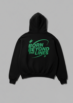 BEYOND THE LINES BLACK HOODIE